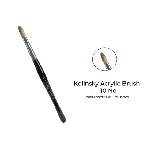 Emigel - Kolinsky Acrylic Brush 10 No
