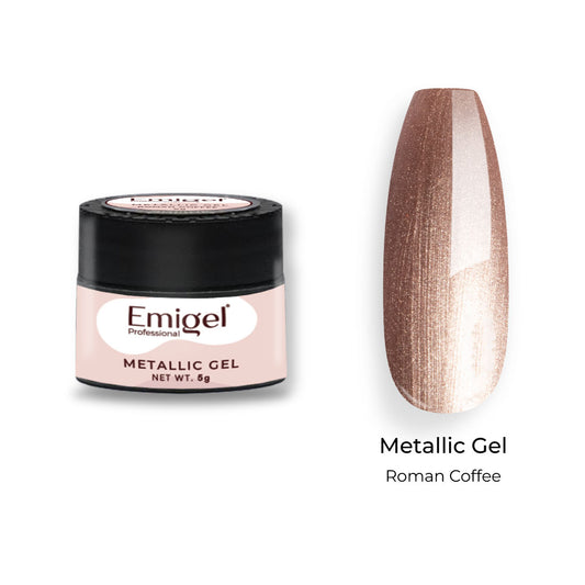 Emigel -  Metallic Pearl Gel - ROMAN COFFEE