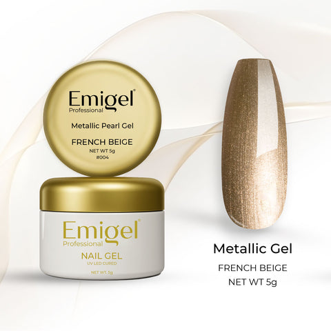 Emigel -  Metallic Gel - FRENCH BIEGE