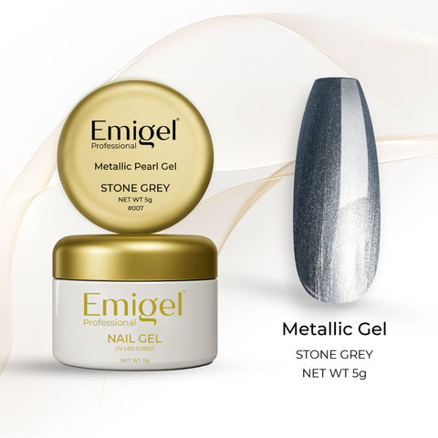 Emigel -  Metallic Gel - STONE GREY
