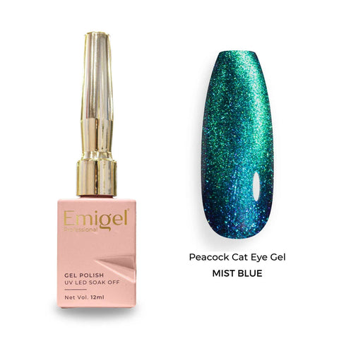 Emigel - Peacock Cateye - 001 - MIST BLUE