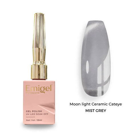 Emigel - UV Moonlight Ceramic Cat Eye - 001 - Mist Grey