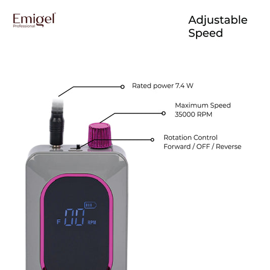 Emigel - Nail Drill Machine Pro 35000