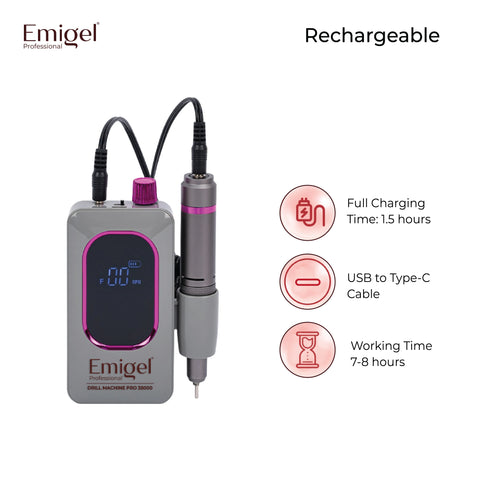 Emigel - Nail Drill Machine Pro 35000