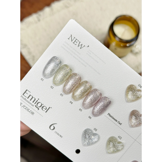 Emigel - Platimun UV Gel Polish Kit - 6 Shades