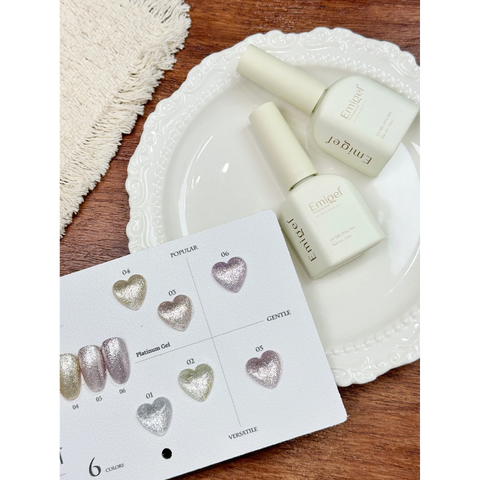 Emigel - Platimun UV Gel Polish Kit - 6 Shades