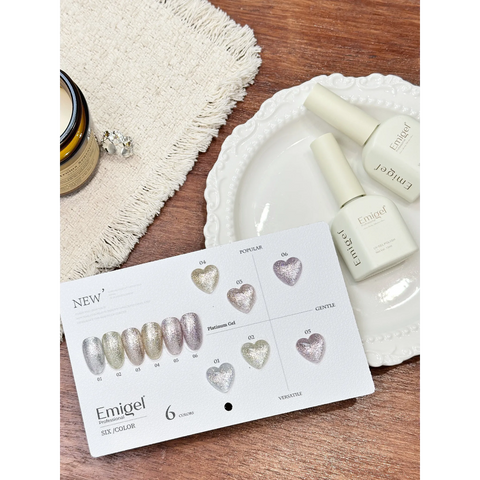 Emigel - Platimun UV Gel Polish Kit - 6 Shades