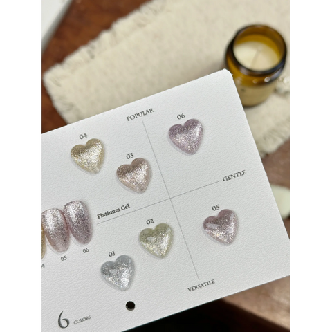 Emigel - Platimun UV Gel Polish Kit - 6 Shades