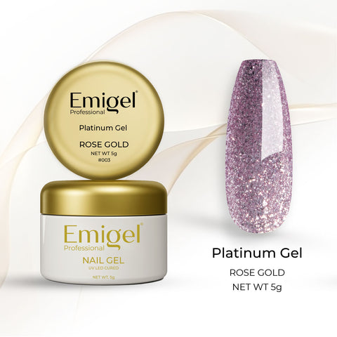 Emigel - Platinum Gel - Rose Gold