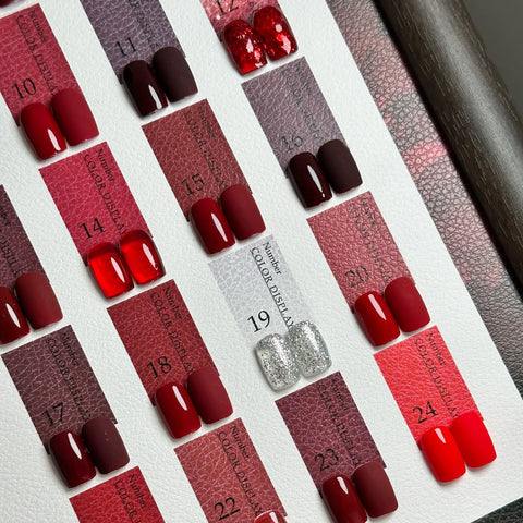 Emigel - Red Lovers UV Gel Polish Kit - 24 Shades