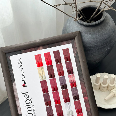 Emigel - Red Lovers UV Gel Polish Kit - 24 Shades