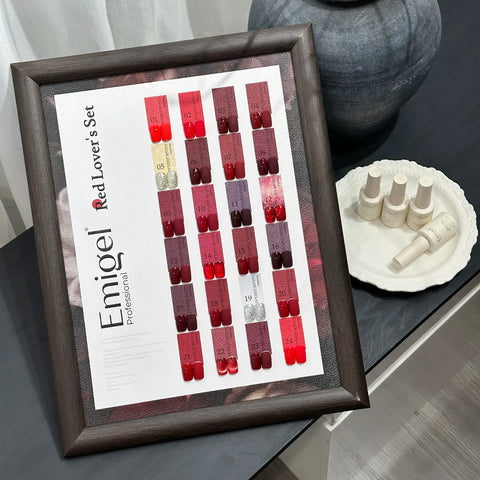 Emigel - Red Lovers UV Gel Polish Kit - 24 Shades