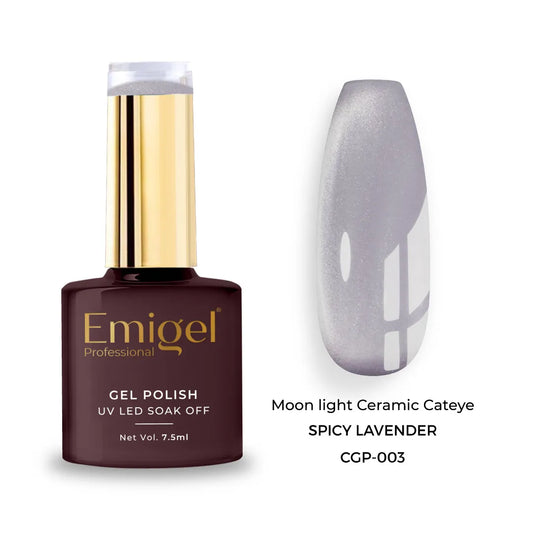 Emigel - UV Moonlight Ceramic Cat Eye - 003 - Spicy Lavender 1080