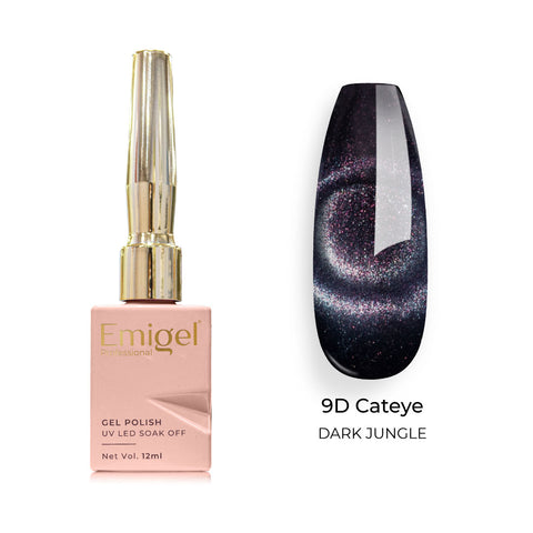 Emigel - 9D Cateye Gel Polish - 010 - DARK JUNGLE