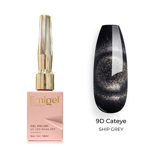 Emigel - 9D Cateye Gel Polish - 011 - SHIP GREY