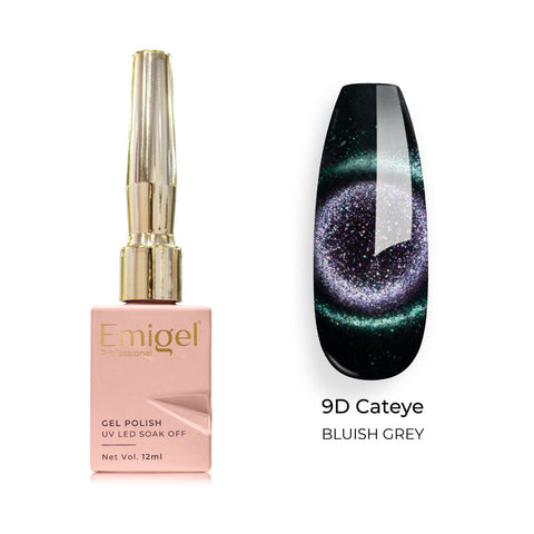 Emigel - 9D Cateye Gel Polish - 004 - BLUISH GREY