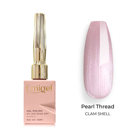 Emigel - Pearl Thread Gel Polish - 006 - CLAM SHELL