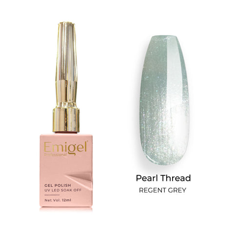 Emigel - Pearl Thread Gel Polish - 007 - REGENT GREY