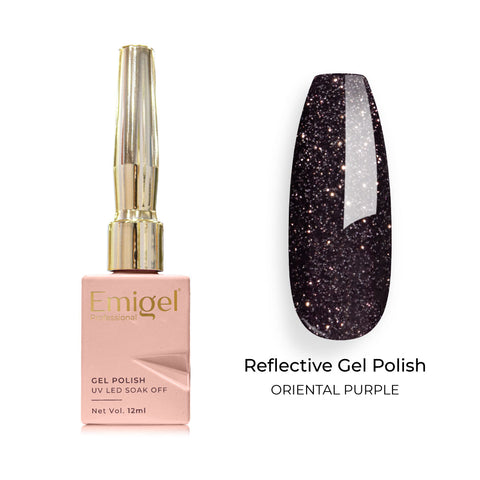 Emigel - Reflective Gel Polish - 007 - ORIENTAL PURPLE