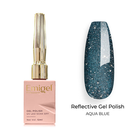 Emigel - Reflective Gel Poilsh - 008 - AQUA BLUE