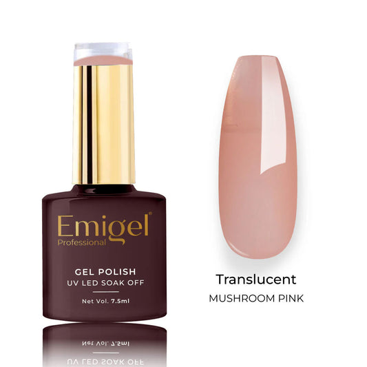 Emigel - Translucent Gel Polish - 004 - MUSHROOM PINK