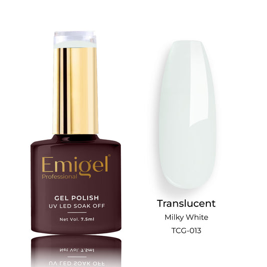 Emigel - Translucent Gel Polish - 013 - MILKY WHITE