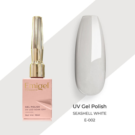 Emigel - UV Gel Polish - SEASHELL WHITE - E002