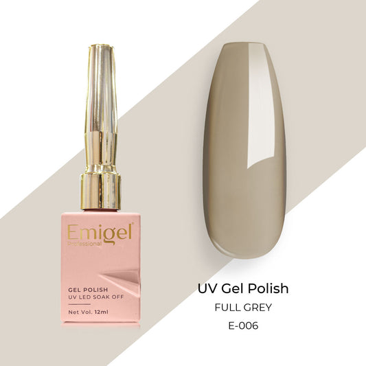 Emigel - UV Gel Polish - FULL GREY - E006