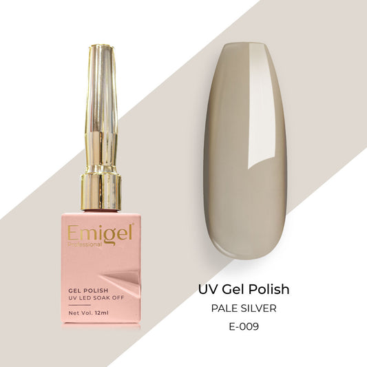 Emigel - UV Gel Polish - PALE SILVER - E009