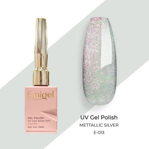 Emigel - UV Gel Polish - METTALLIC SILVER - E013