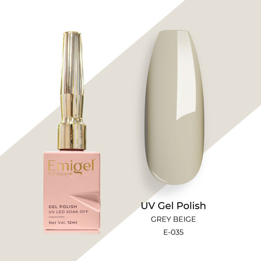 Emigel - UV Gel Polish - GREY BEIGE - E035
