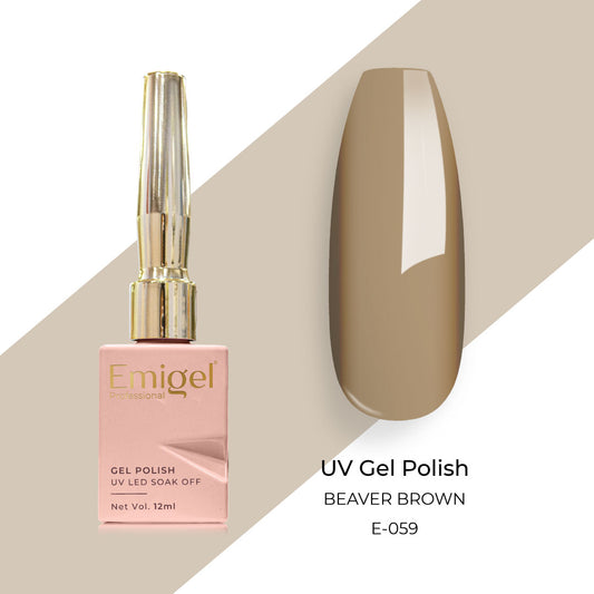 Emigel - UV Gel Polish - BEAVER BROWN - E059