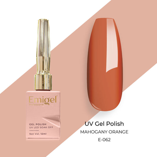 Emigel - UV Gel Polish - MAHOGANY ORANGE - E062