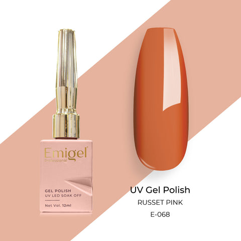 Emigel - UV Gel Polish - RUSSET PINK - E068