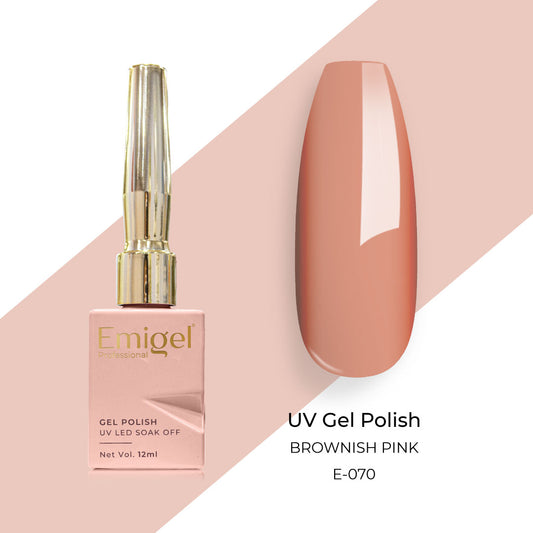 Emigel - UV Gel Polish - BROWNISH PINK - E070