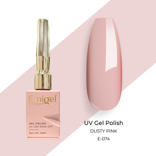 Emigel - UV Gel Polish - DUSTY PINK - E074