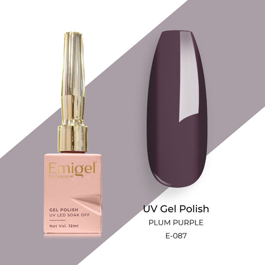 Emigel - UV Gel Polish - PLUM PURPLE - E087