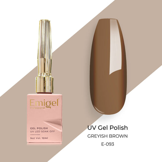 Emigel - UV Gel Polish - GREYISH BROWN - E093