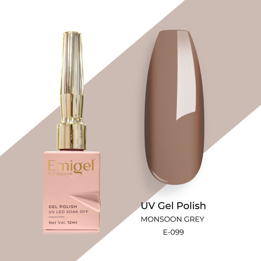 Emigel - UV Gel Polish - MONSOON GREY - E099