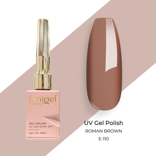 Emigel - UV Gel Polish - ROMAN BROWN - E110