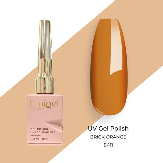 Emigel - UV Gel Polish - BRICK ORANGE - E111