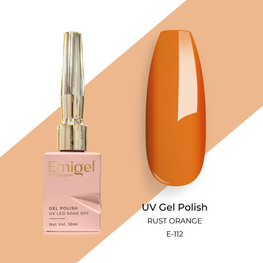 Emigel - UV Gel Polish - RUST ORANGE - E112