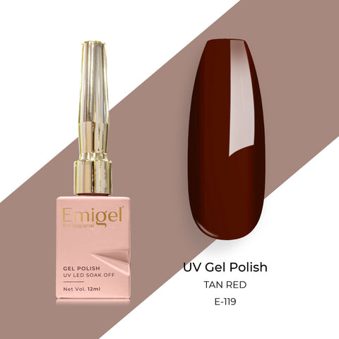 Emigel - UV Gel Polish - TAN RED - E119