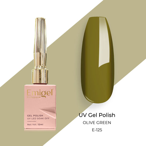 Emigel - UV Gel Polish - OLIVE GREEN - E125