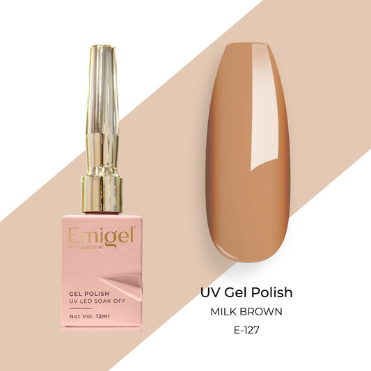 Emigel - UV Gel Polish - MILK BROWN - E127