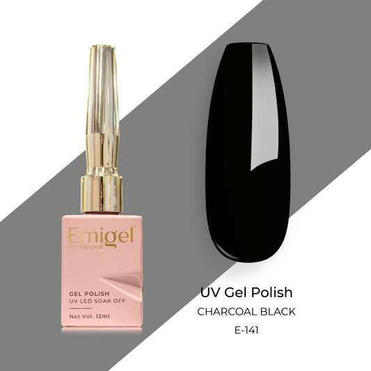 Emigel - UV Gel Polish - CHARCOAL BLACK - E141