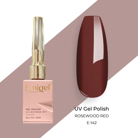 Emigel - UV Gel Polish - ROSEWOOD RED - E142