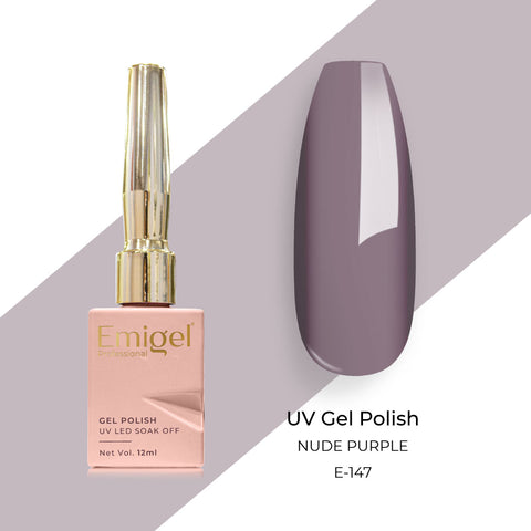 Emigel - UV Gel Polish - NUDE PURPLE - E147