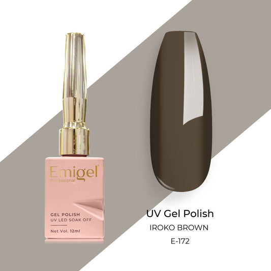 Emigel - UV Gel Polish - IROKO BROWN  - E172