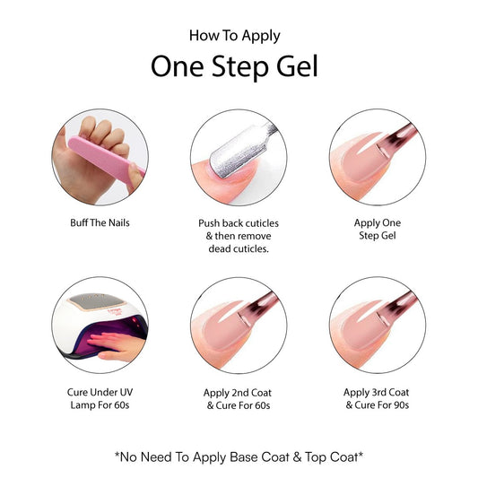 Emigel - one step uv nail polish- 010